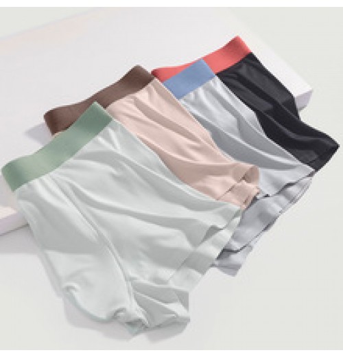 Milan new modal solid color seamless men's underwear mid-waist breathable boxer briefs boys underwear wholesale Milan new modal solid color seamless men's underwear mid-waist breathable boxer briefs boys underwear wholesale