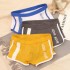 Men's soft, pure cotton, lettered men's boxer briefs, teenagers' mid-waisted, trendy, new boxer briefs
