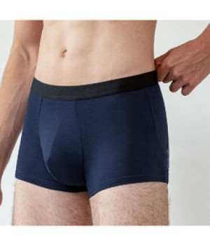 Cross-border e-commerce underwear, middle-aged and elderly men, large size, solid color, breathable Milk silk men's boxer briefs wholesale