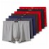 High waist men's boxer briefs pure cotton 300 catties fat man breathable large size plus fat pants dad underwear