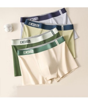 Pure cotton men's shorts men's autumn and winter trendy youth shorts comfortable breathable mid-waist boxer briefs head factory direct sales