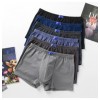 Pure cotton men's underwear wholesale large size personality mid-waist waistband breathable loose solid color new cotton boxer briefs Pure cotton men's underwear wholesale large size personality mid-waist waistband breathable loose solid color new cotton boxer briefs